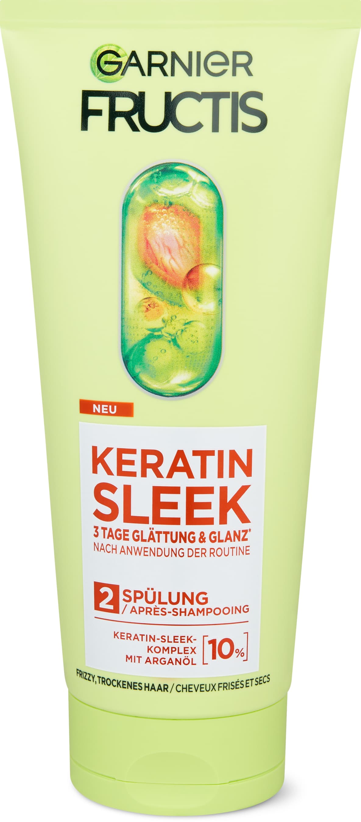 Keratin Sleek Conditioner frizzy, trockenes Haar